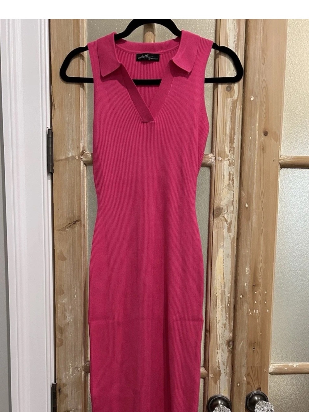 Summer Pink Sleeveless Dress